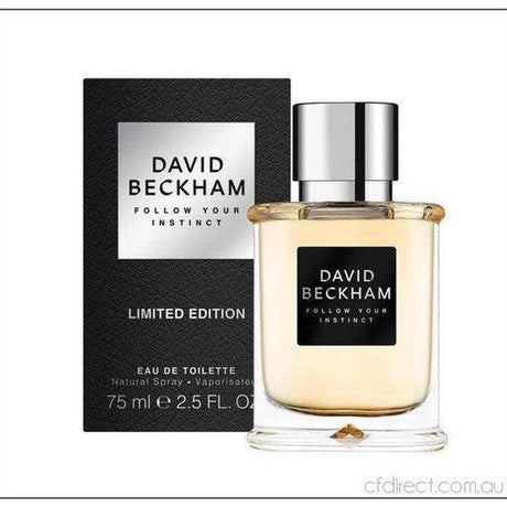 David Beckham Follow Your Instinct Limited Edition Eau de Toilette 75ml - Cosmetics Fragrance Direct -3614227558755