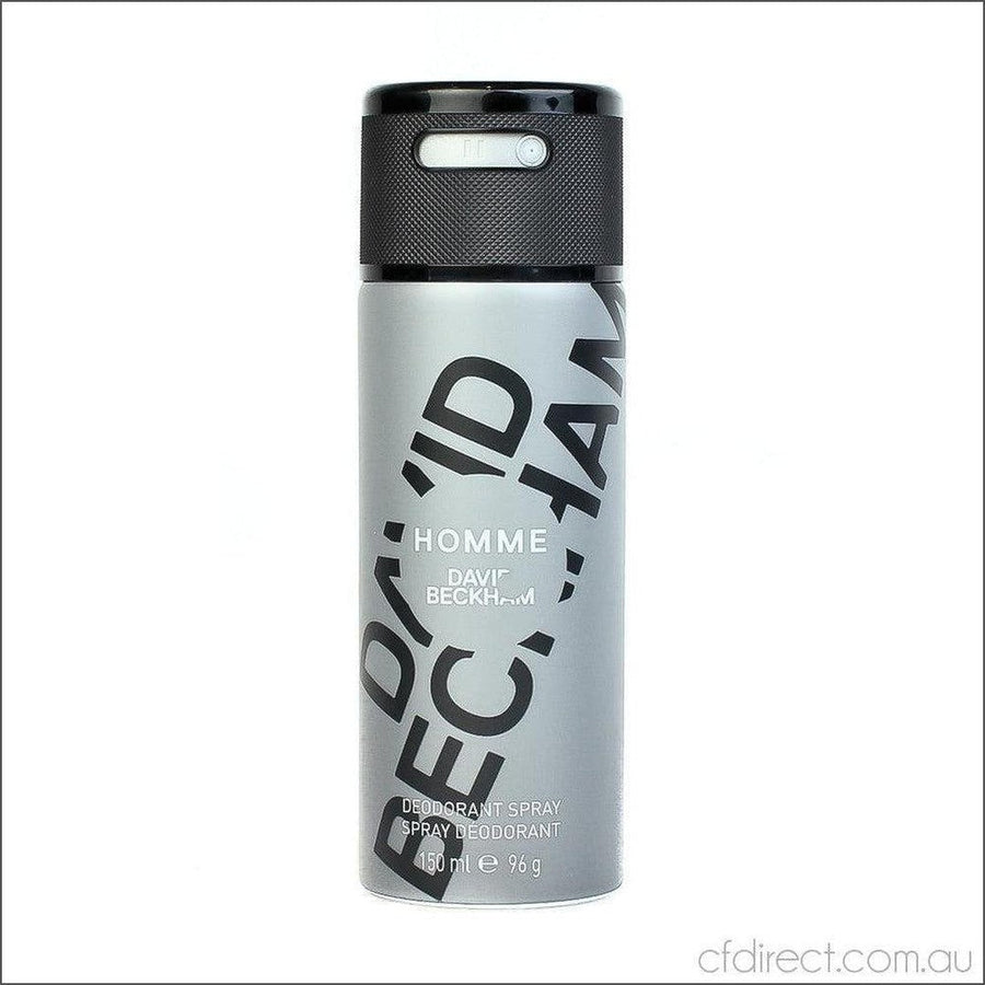 David Beckham Homme Deodorant Spray 150ml - Cosmetics Fragrance Direct -3607342292420