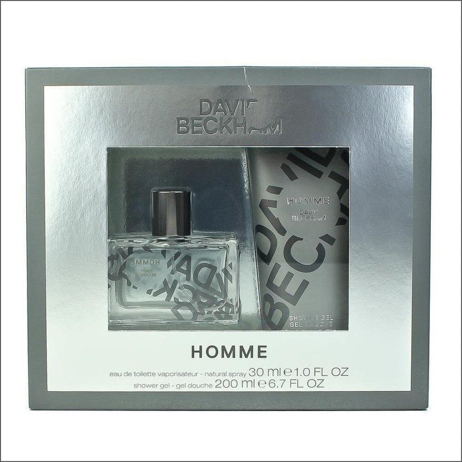 David Beckham Homme Eau de Toilette 30ml + Shower Gel 200ml - Cosmetics Fragrance Direct -62206516