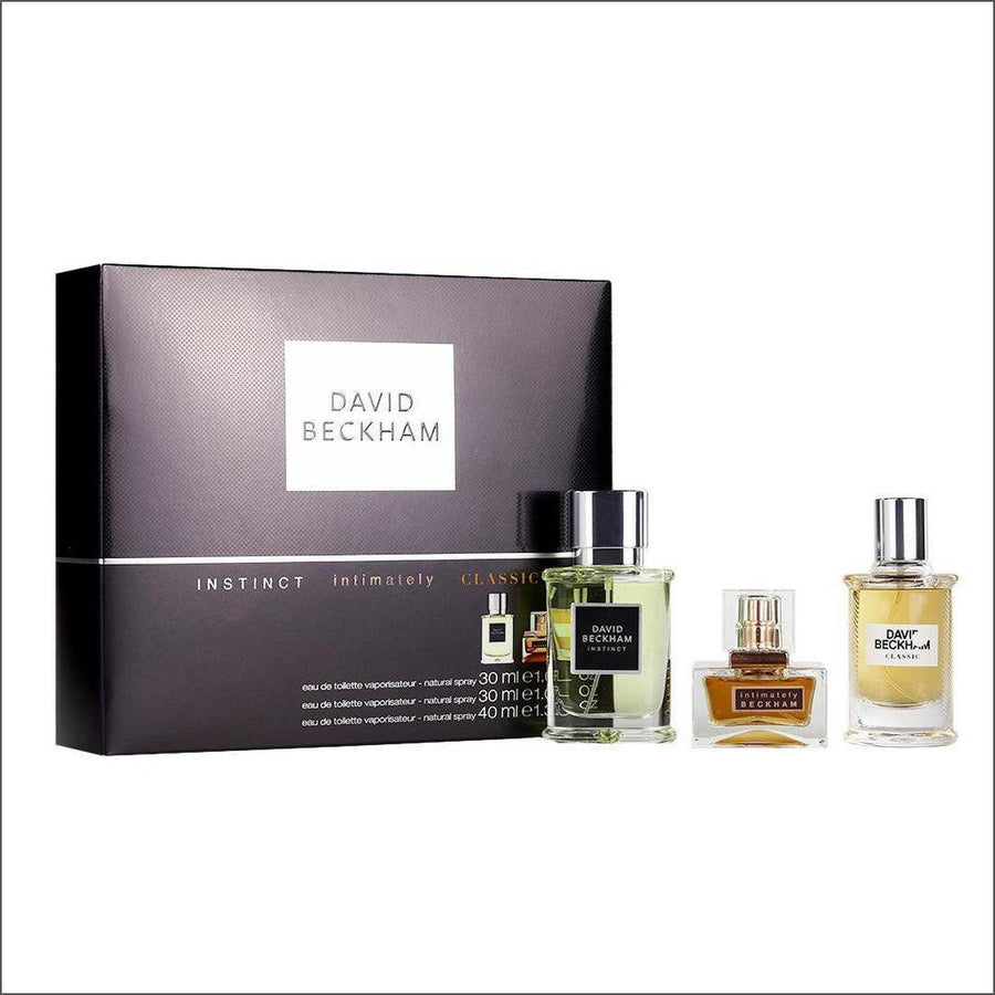 David Beckham Instinct 3 piece Gift set - Cosmetics Fragrance Direct -3.61423E+12