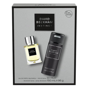 David Beckham Instinct Eau de Toilette 30ml + Deodorant Spray 150ml - Cosmetics Fragrance Direct -3616303795207