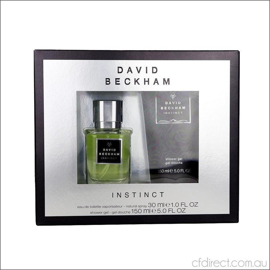 David Beckham Instinct Eau de Toilette Spray 30ml + Shower Gel 150ml - Cosmetics Fragrance Direct -3614225537349
