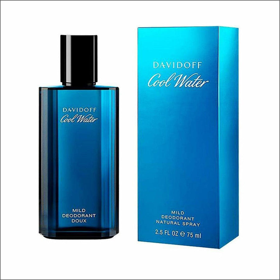 Davidoff Cool Water Deodorant Spray 75ml - Cosmetics Fragrance Direct -3414202000220