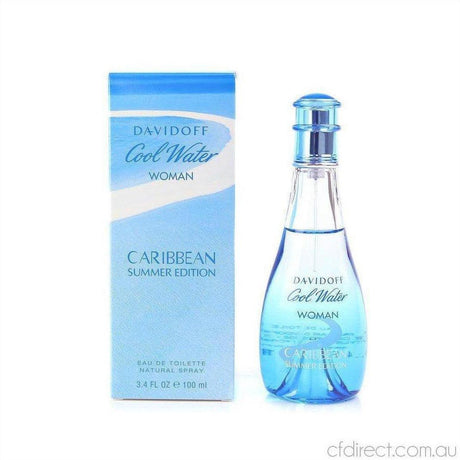 Davidoff Cool Water Woman Carribbean Summer Edition Eau de Toilette 100ml - Cosmetics Fragrance Direct -3614224485153