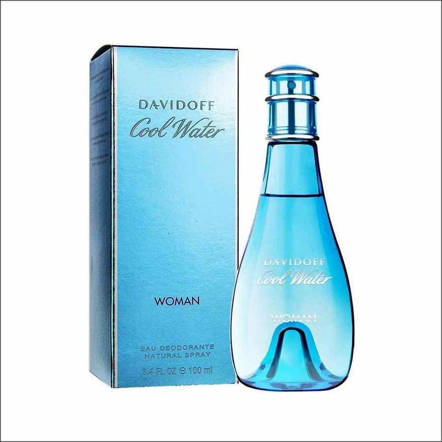 Davidoff Cool Water Woman Deodorant Spray 100ml - Cosmetics Fragrance Direct -3414200655286
