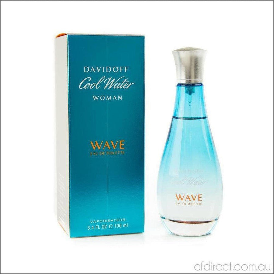 Davidoff Cool Water Woman Wave Eau de Toilette Spray 100ml - Cosmetics Fragrance Direct -3614224498092