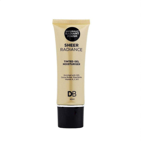 DB Cosmetics Sheer Radiance Tinted Gel Moisturiser Light Medium 40ml - Cosmetics Fragrance Direct -9336830035587