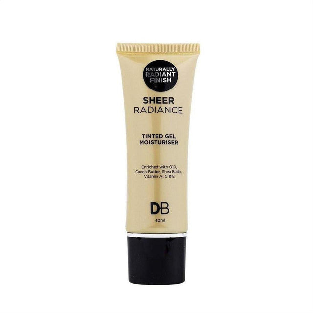 DB Cosmetics Sheer Radiance Tinted Gel Moisturiser Light Medium 40ml - Cosmetics Fragrance Direct -9336830035587
