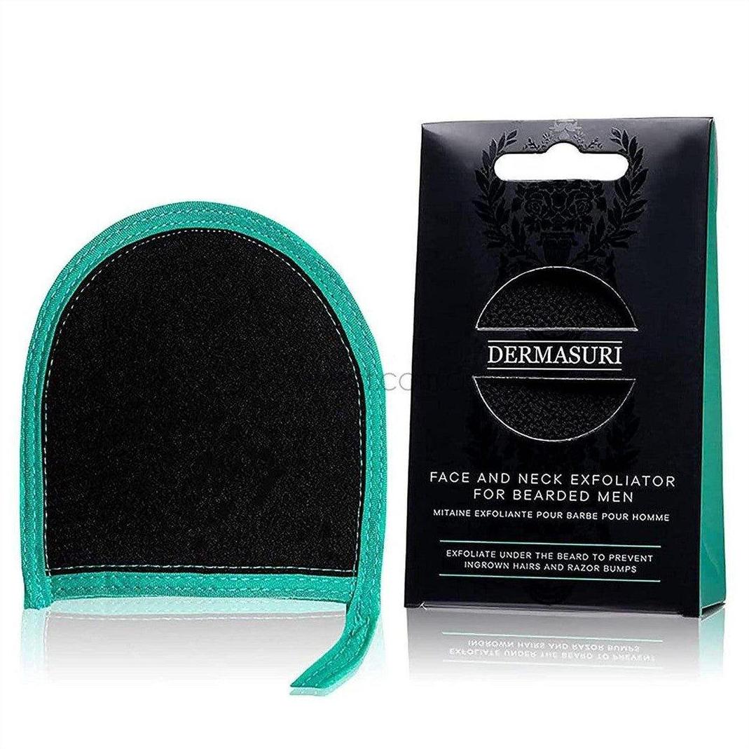 Dermasuri Deep Exfoliating Beard Face Scrub Mitt - Cosmetics Fragrance Direct -752830589834