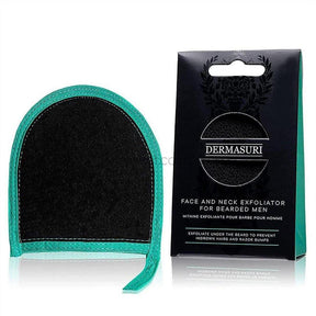 Dermasuri Deep Exfoliating Beard Face Scrub Mitt - Cosmetics Fragrance Direct -752830589834