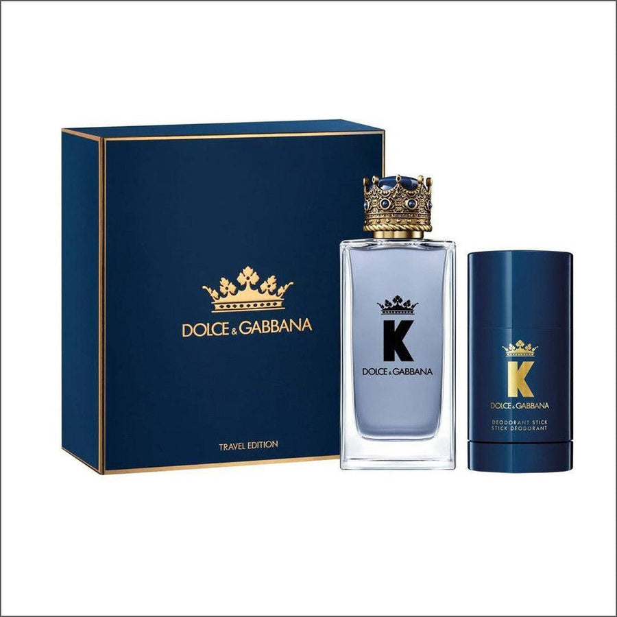 Dolce & Gabbana K Eau De Toilette 2 piece Travel Edition Giftset - Cosmetics Fragrance Direct -3423473140252