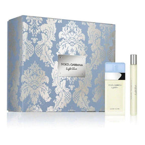 Dolce & Gabbana Light Blue Eau De Toilette Gift Set 25ml + 10ml - Cosmetics Fragrance Direct -3423222018108