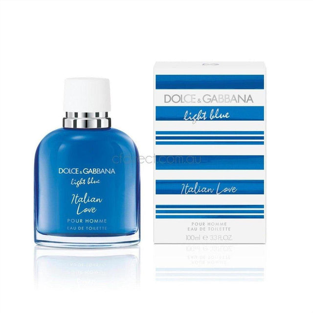 Dolce & Gabbana Light Blue Italian Love Pour Homme Eau De Toilette 100ml - Cosmetics Fragrance Direct -3423222052799