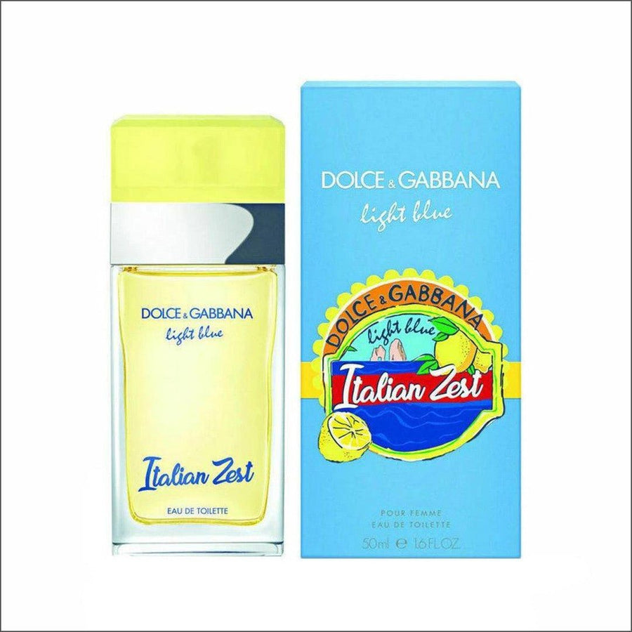 Dolce & Gabbana Light Blue Italian Zest Eau De Toilette 50ml - Cosmetics Fragrance Direct-3423473045557