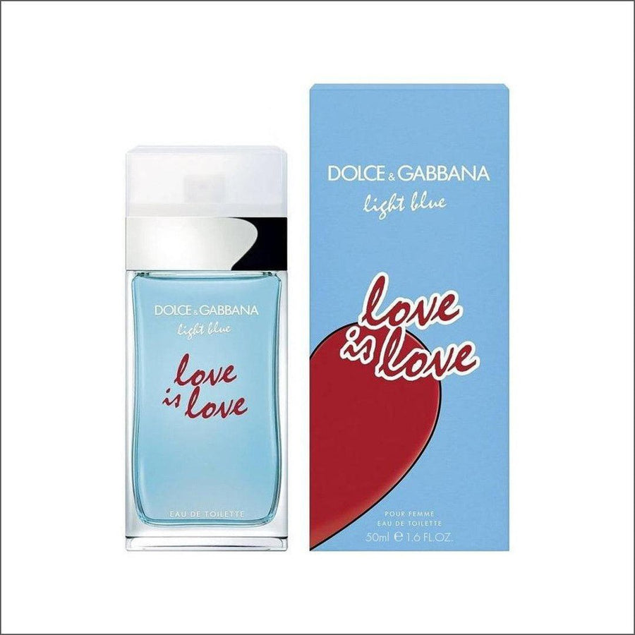Dolce & Gabbana Light Blue Love is Love Pour Femme Eau de Toilette 50ml - Cosmetics Fragrance Direct-47015988