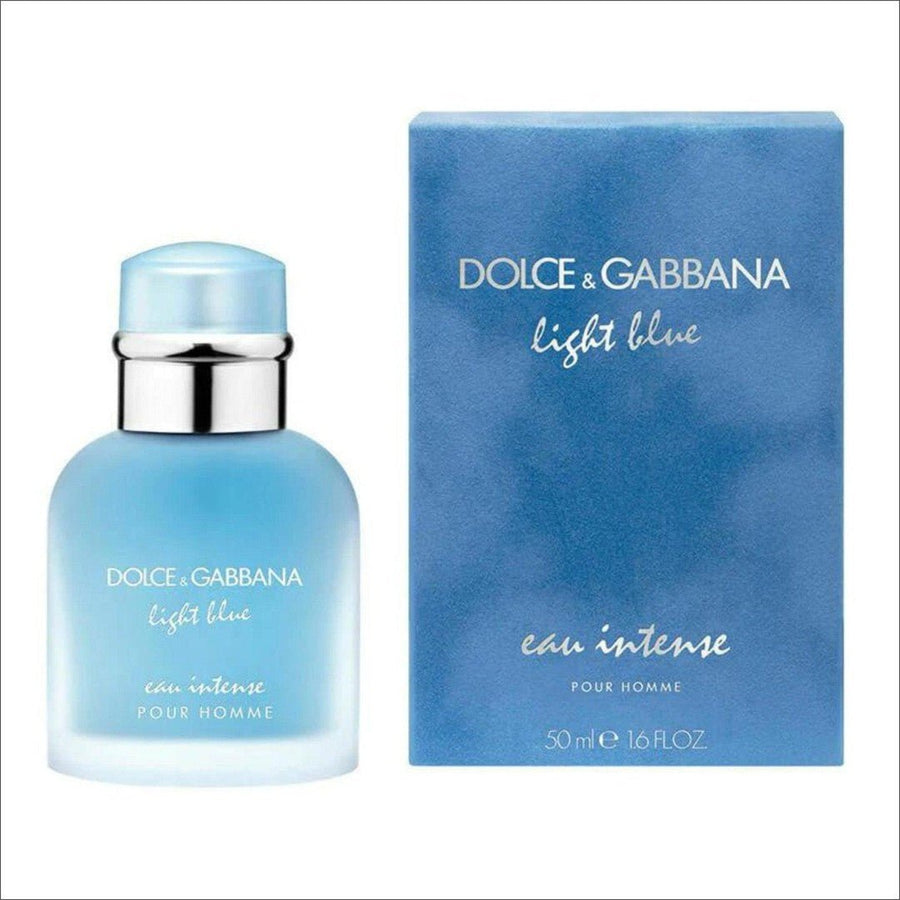 Dolce & Gabbana Light Blue Pour Homme Eau Intense Eau De Parfum 50ml - Cosmetics Fragrance Direct-3423473032861