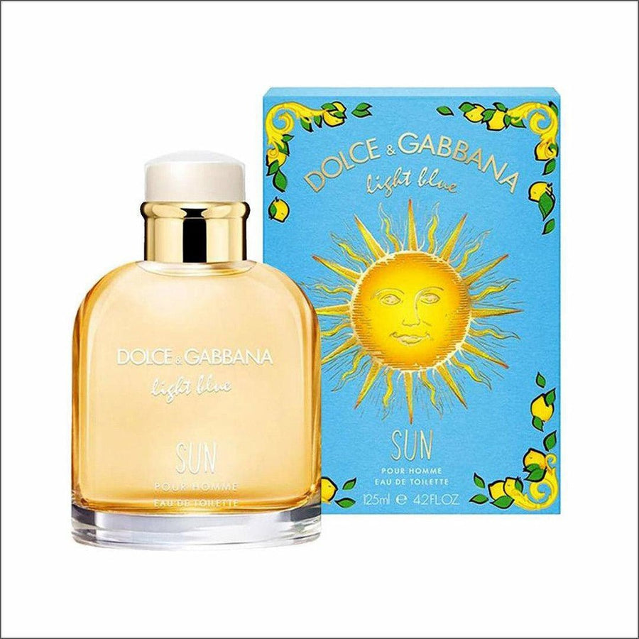 Dolce & Gabbana Light Blue Sun Pour Homme Eau de Toilette 125ml - Cosmetics Fragrance Direct-3423478516854