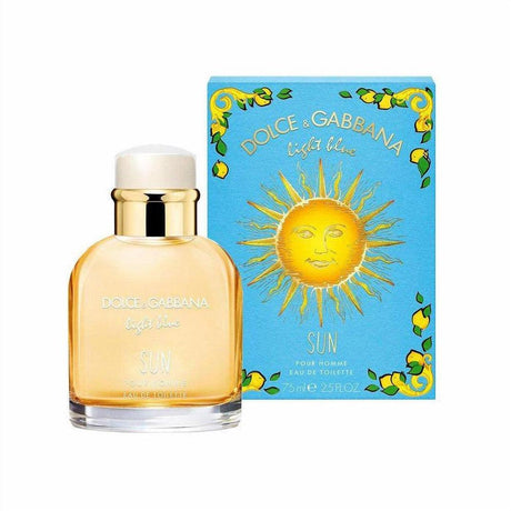 Dolce & Gabbana Light Blue Sun Pour Homme Eau de Toilette 75ml - Cosmetics Fragrance Direct-3423478516953
