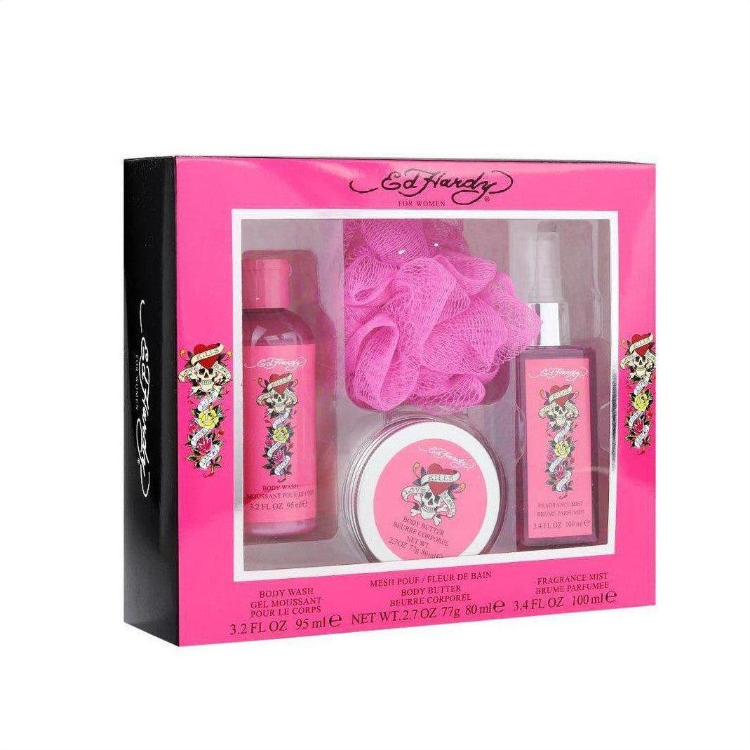 Ed Hardy For Women 4 piece Giftset