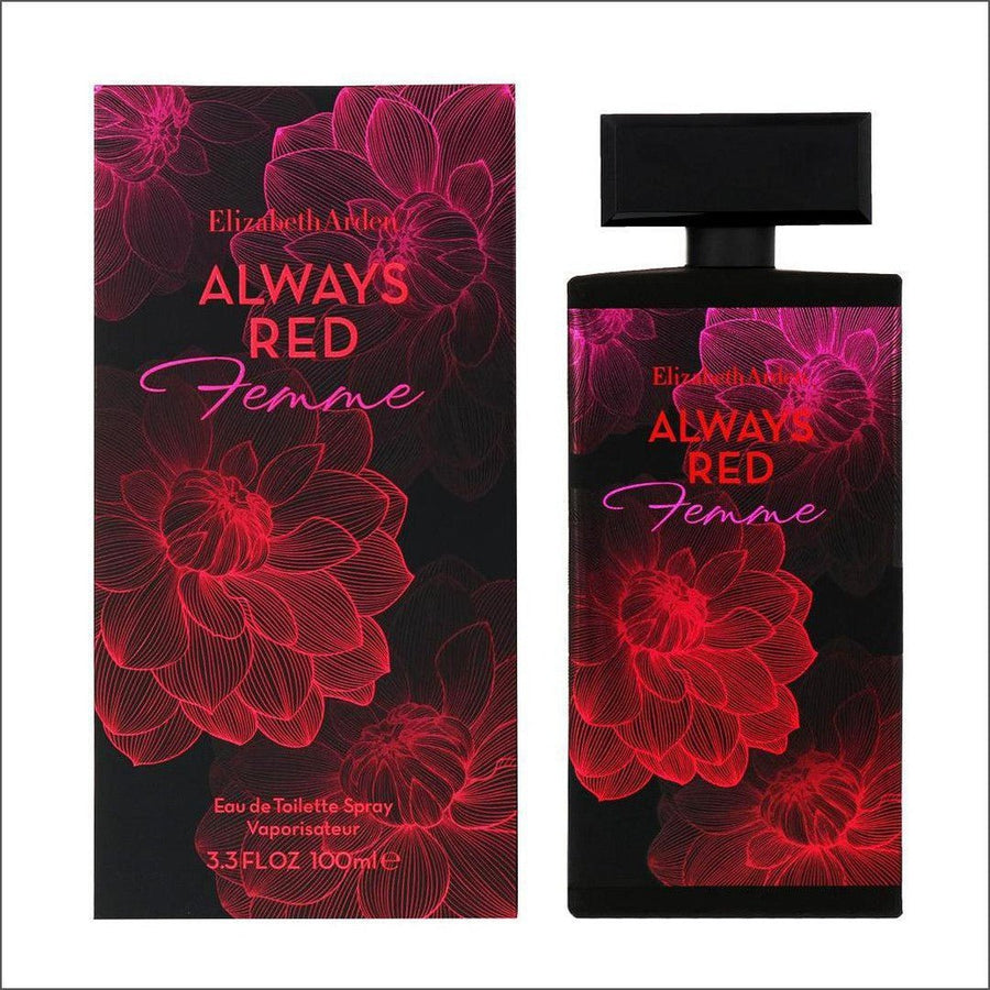 Elizabeth Arden Always Red Femme Eau De Toilette 100ml - Cosmetics Fragrance Direct-085805551094