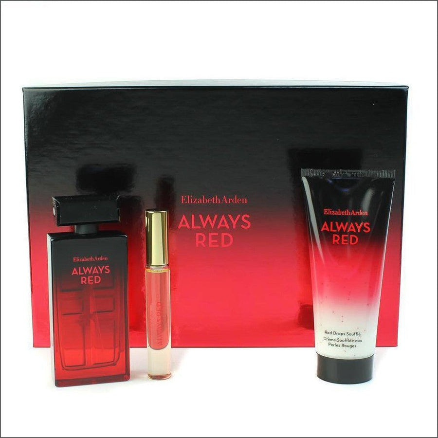 Elizabeth Arden Always Red Gift Set - Cosmetics Fragrance Direct-85805550356