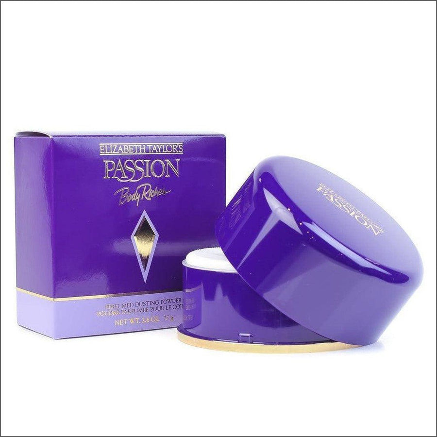 Elizabeth Taylor Passion Body Riches Powder 75g - Cosmetics Fragrance Direct-61878836