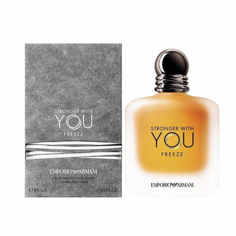 Emporio Armani Stronger With You Freeze Eau De Toilette 100ml - Cosmetics Fragrance Direct-3614272889590