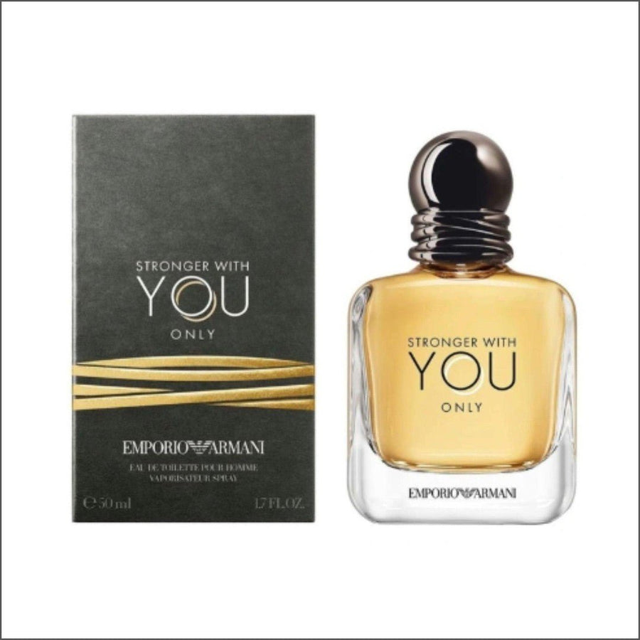 Emporio Armani Stronger With You Only Eau De Toilette 50ml - Cosmetics Fragrance Direct-3614273629003