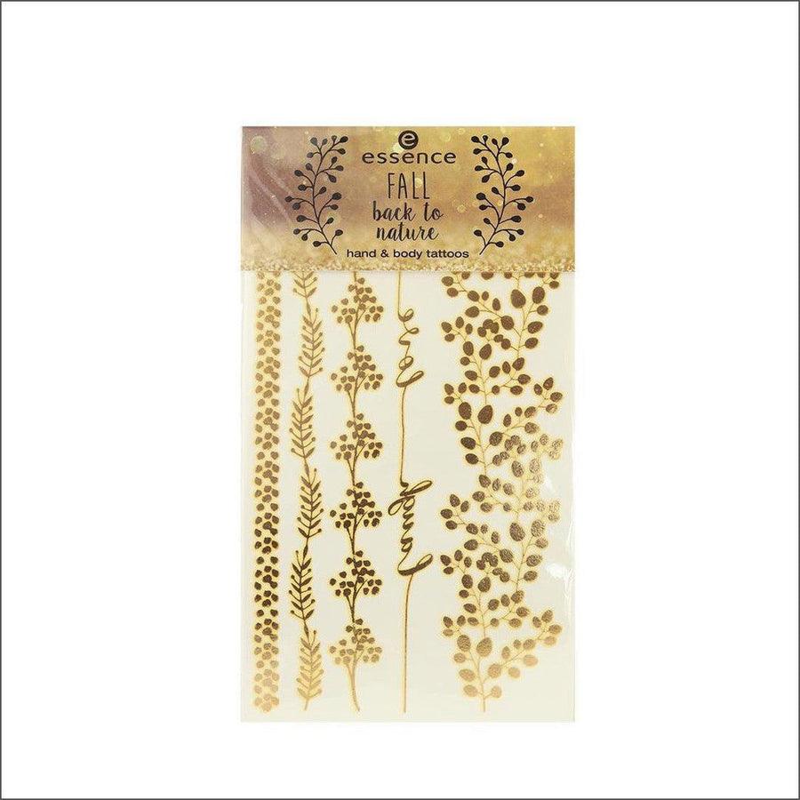 Essence Fall Back To Nature Hand & Body Temporary Tattoos - Cosmetics Fragrance Direct-4059729047649