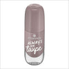 Essence Gel Nail Colour 37Always On Taupe 8ml - Cosmetics Fragrance Direct-4059729349125