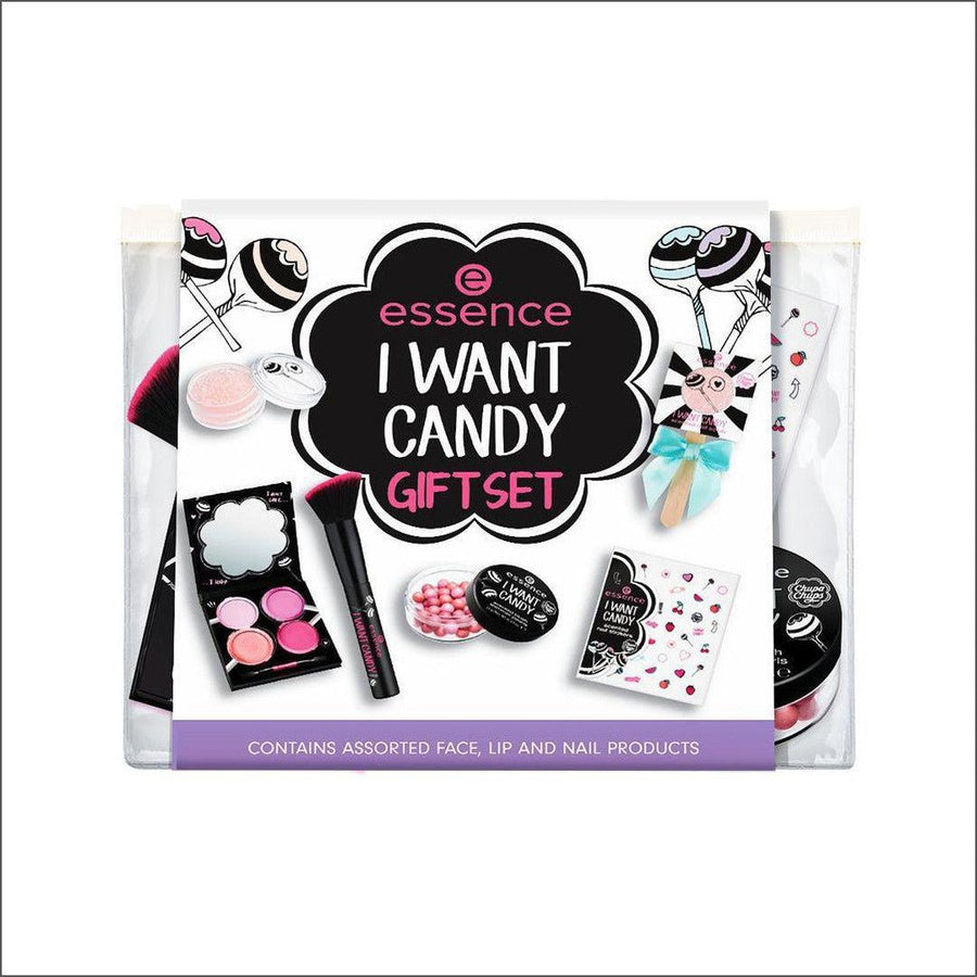Essence I Want Candy Gift Set Purple - Cosmetics Fragrance Direct-9329370359527