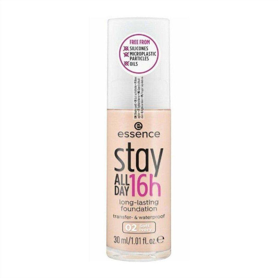 Essence Stay All Day 16h 02 Soft Ivory 30ml - Cosmetics Fragrance Direct-4059729338976