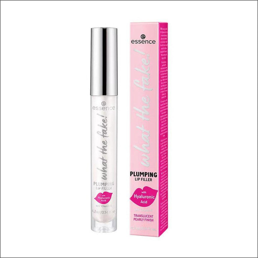 Essence What The Fake! Plumping Lip Filler Translucent Pearly Finish 4.2ml - Cosmetics Fragrance Direct-4059729303103