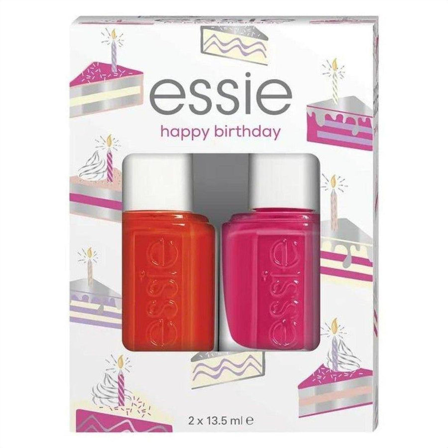 Essie Happy Birthday Nail Polish Giftset 2x13.5ml - Cosmetics Fragrance Direct-9344329198941