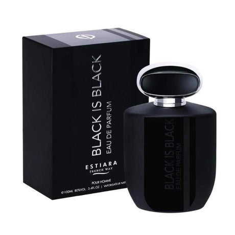 Estiara French Way Black Is Black Eau De Parfum 100ml - Cosmetics Fragrance Direct-6294015104271