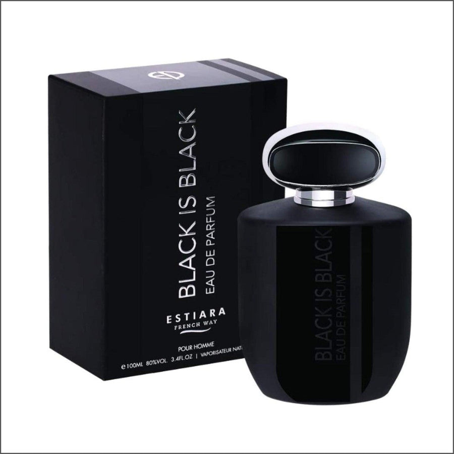 Estiara French Way Black Is Black Eau De Parfum 100ml - Cosmetics Fragrance Direct-6294015104271
