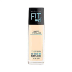 Fit Me Matte + Poreless Foundation - 110 Porcelain - Cosmetics Fragrance Direct-041554433418