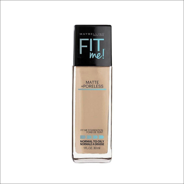 Fit Me Matte + Poreless Foundation - 118 Light Beige - Cosmetics ...