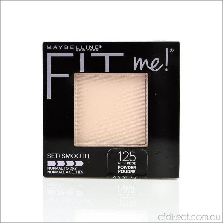 Fit Me Set + Smooth Pressed Powder - 125 Nude Beige - Cosmetics Fragrance Direct-43667764