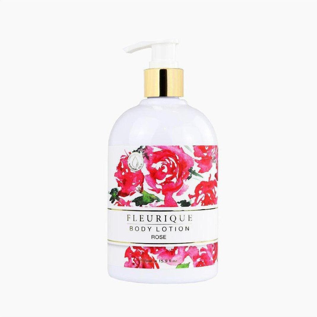 Fleurique Body Wash & Lotion Duo Rose 2x470ml - Cosmetics Fragrance Direct-9329370351002