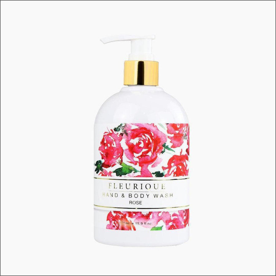Fleurique Body Wash & Lotion Duo Rose 2x470ml - Cosmetics Fragrance Direct-9329370351002