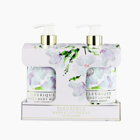 Fleurique Body Wash & Lotion Duo White Jasmine 2x470ml - Cosmetics Fragrance Direct-9329370351026