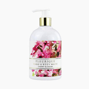 Fleurique Hand & Body Wash Cherry Blossom 470ml - Cosmetics Fragrance Direct-9329370352313