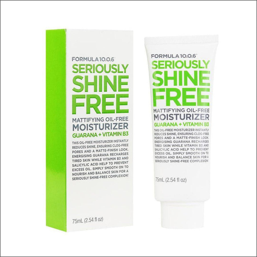 Formula 10.0.6 Seriously Shine Free Moisturiser - Cosmetics Fragrance Direct-45988148