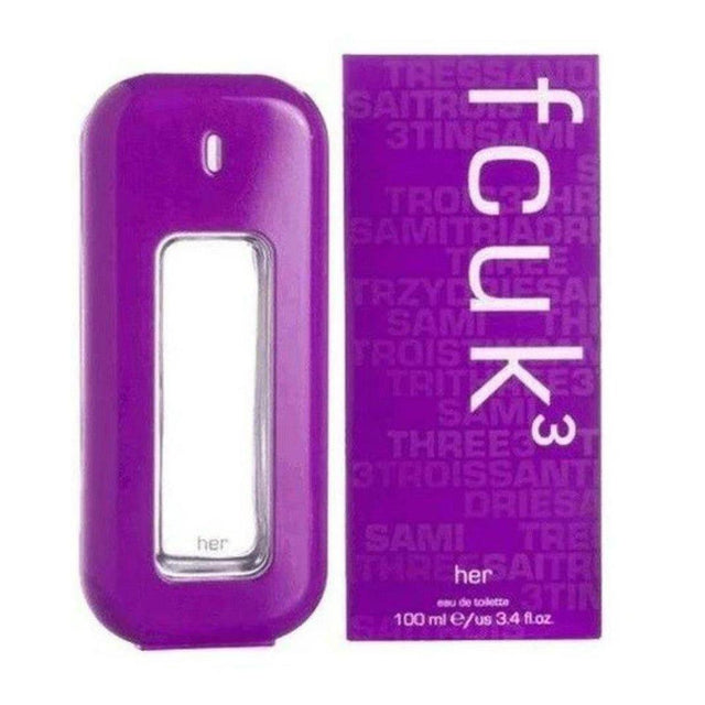 French Connection FCUK #3 For Her Eau De Toilette 100ml - Cosmetics Fragrance Direct-85715673800