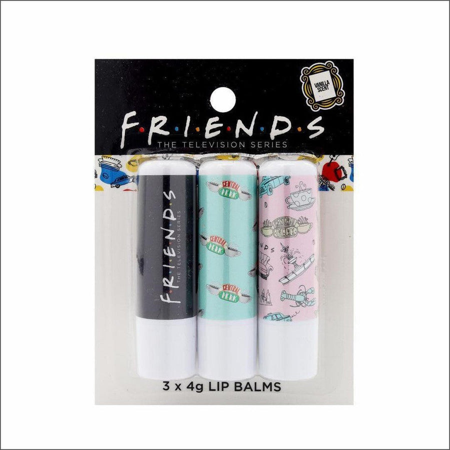 Friends Lip Balm 3x4g - Cosmetics Fragrance Direct-9349830025755