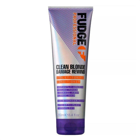 Fudge Professional Damage Rewind Violet Toning Conditioner 250ml - Cosmetics Fragrance Direct-5060420335552