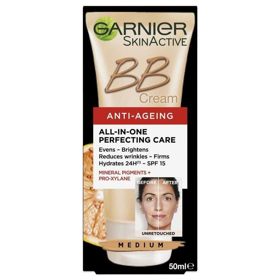 Garnier BB Cream Anti Ageing Medium 50ml - Cosmetics Fragrance Direct-3600541228535