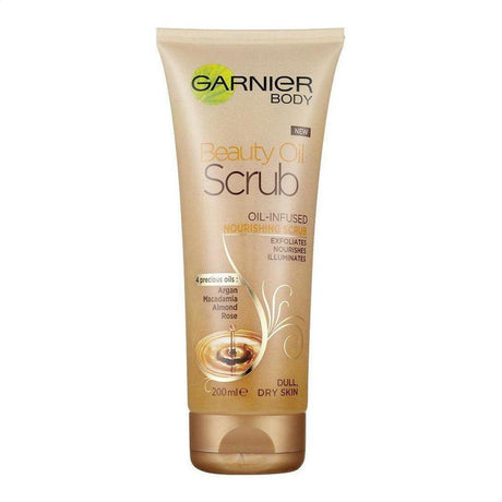 Garnier Body Beauty Oil-Infused Scrub 200ml - Cosmetics Fragrance Direct-3600541506039