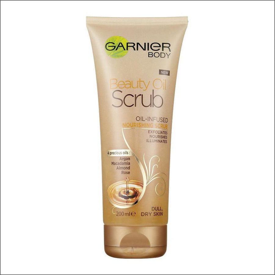 Garnier Body Beauty Oil-Infused Scrub 200ml - Cosmetics Fragrance Direct-3600541506039
